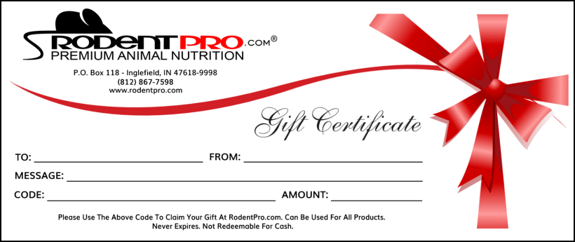 RodentPro Gift Certificate