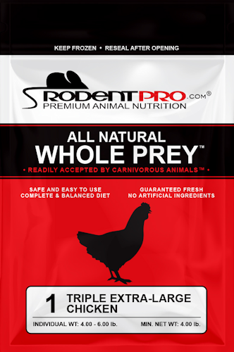 Feeder Chickens - Triple Extra-Large (1 Per Bag)