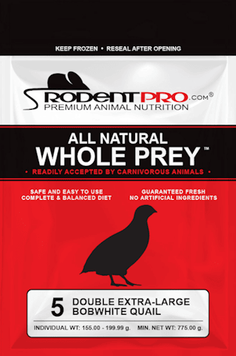 Whole Bobwhite Quail for Sale - Double Extra-Large (5 Per Bag)